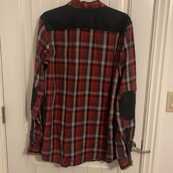 I Jeans by Buffalo. men’s XL LONG & short sleeve western button up shirt Shacket - Picture 7 of 12